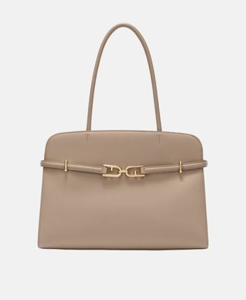 Leather tote bag