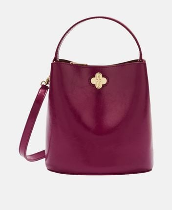 Leather bucketbag Danae
