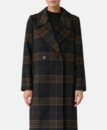 Wool-blend coat