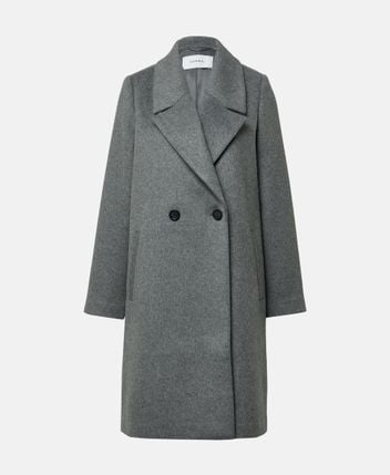 Wool-blend coat