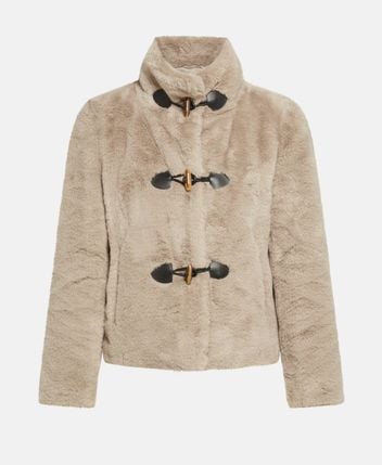 Faux fur jacket