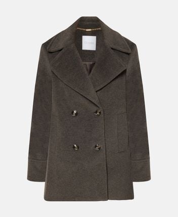 Wool-blend short coat Cwocie