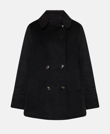Wool-blend short coat Cwocie