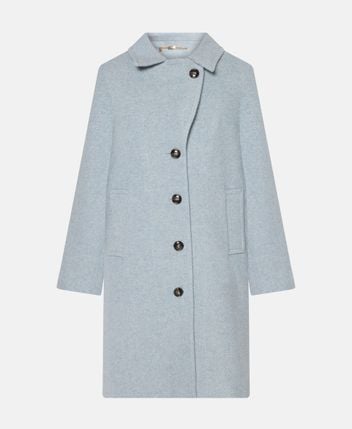 Wool-blend coat