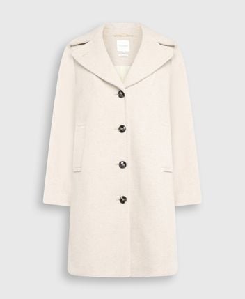 Wool-blend coat