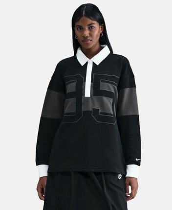 Long-sleeved polo shirt