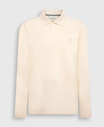 Long-sleeved polo shirt