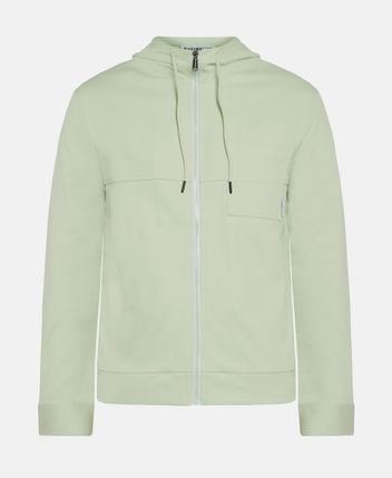 Hooded sweat jacket