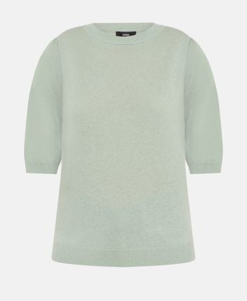 Cashmere short-sleeved pullover Peaches
