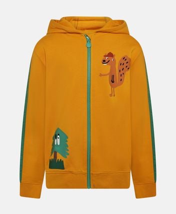 Hooded sweat jacket