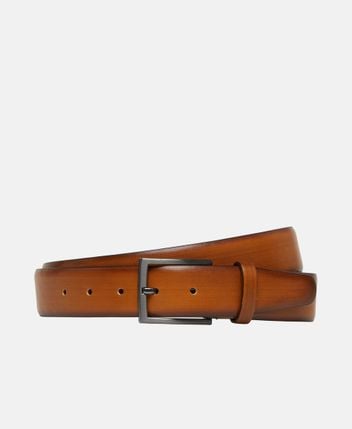Leather belt