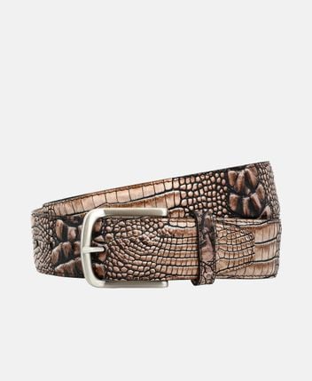 Leather belt