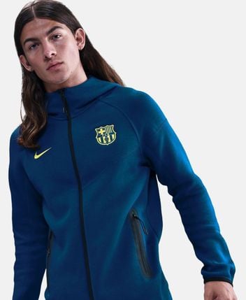Hooded sweat jacket FC Barcelona Tech Windrunner Fourth