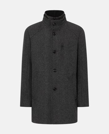 Wool-blend coat