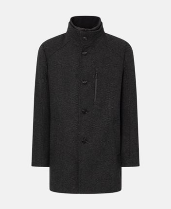 Wool-blend coat