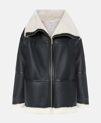 Leather jacket Montone