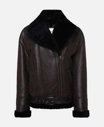 Leather jacket Aviator