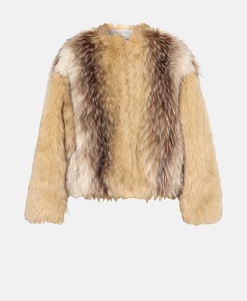 Faux fur jacket