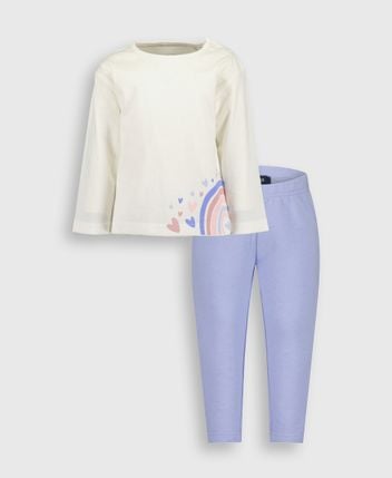 Long-sleeved top & trousers