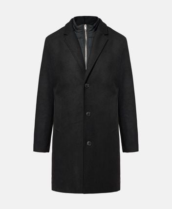 Wool-blend coat