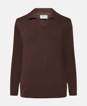 Long-sleeved polo shirt
