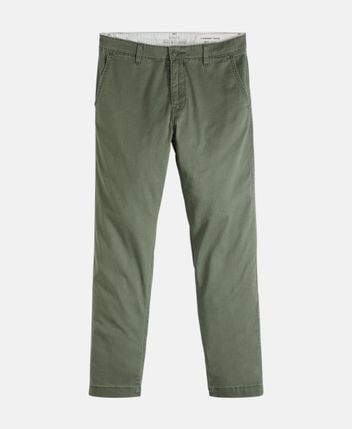 Linen-blend chino