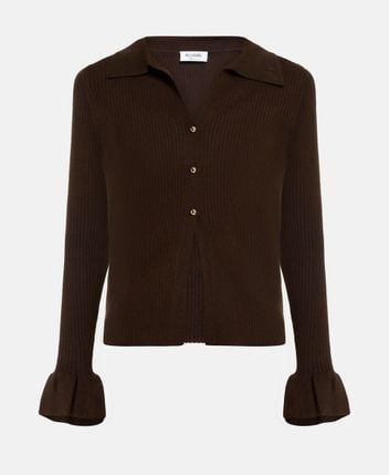Wool-blend cardigan