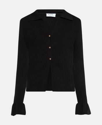 Wool-blend cardigan