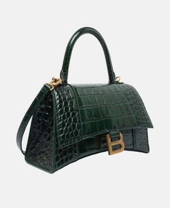 Leather handbag Hourglass