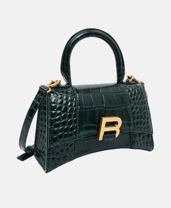 Leather handbag Hourglass