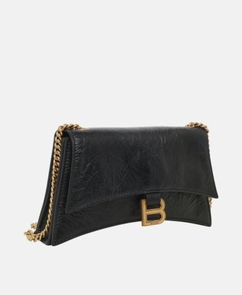 Leather shoulder bag