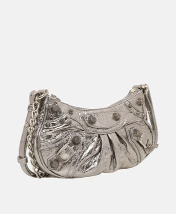 Leather shoulder bag Le Cagole