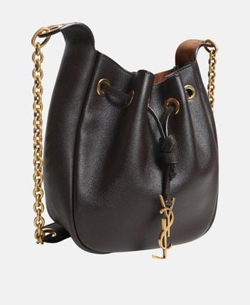 Leather bucketbag