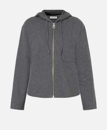 Hooded sweat jacket