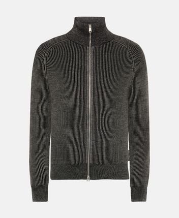 Wool-blend cardigan