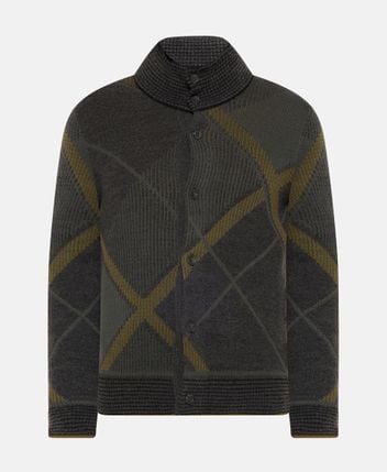 Wool-blend cardigan