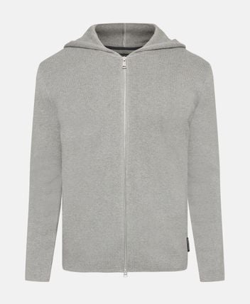 Hooded cardigan