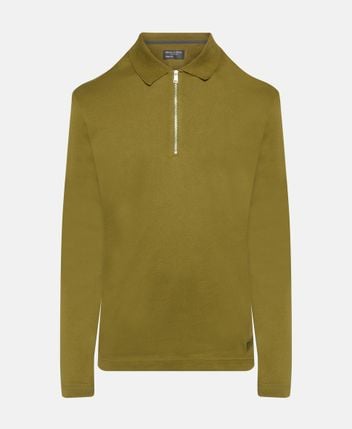 Long-sleeved polo shirt