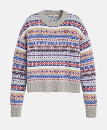 Wool-blend pullover Ines Fairlisle