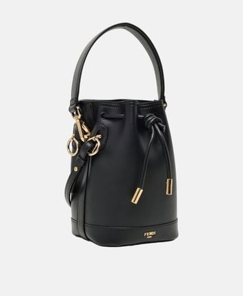 Leather bucketbag