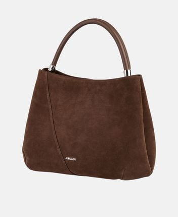 Leather shoulder bag