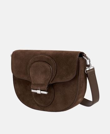 Leather shoulder bag