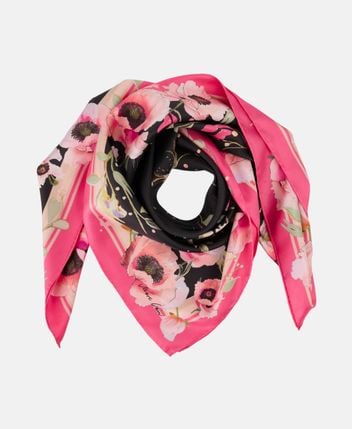 Silk square scarf
