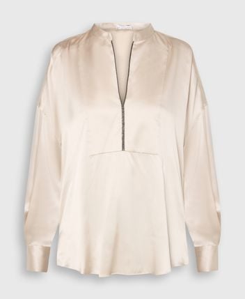 Silk shirt blouse