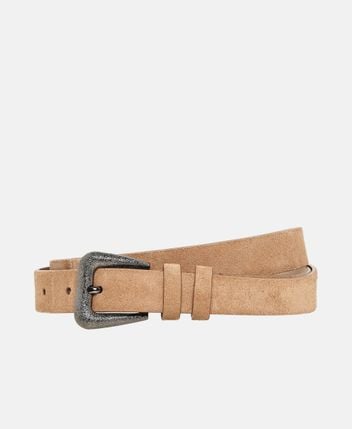 Leather belt