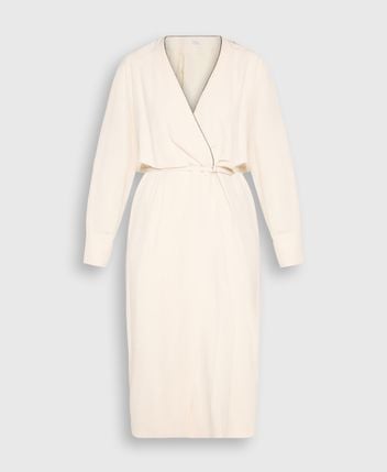 Silk-blend dress