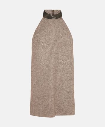 Wool-blend dress