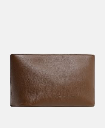Leather cosmetic bag