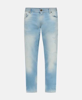 Straight leg jeans
