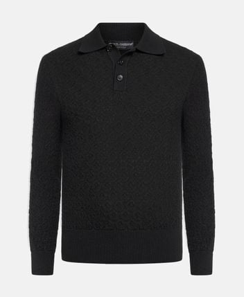 Cashmere polo shirt